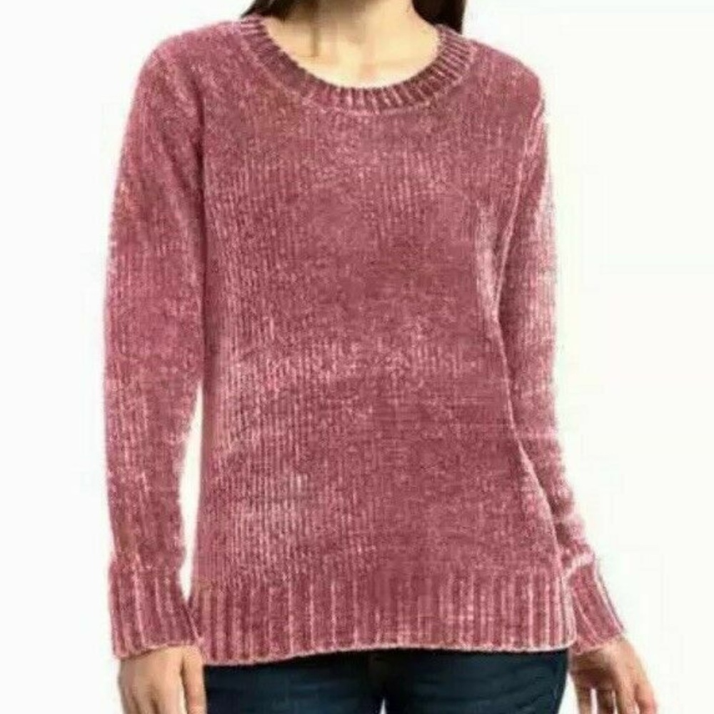 Orvis Womens Chenille Crewneck Sweater Medium NWT